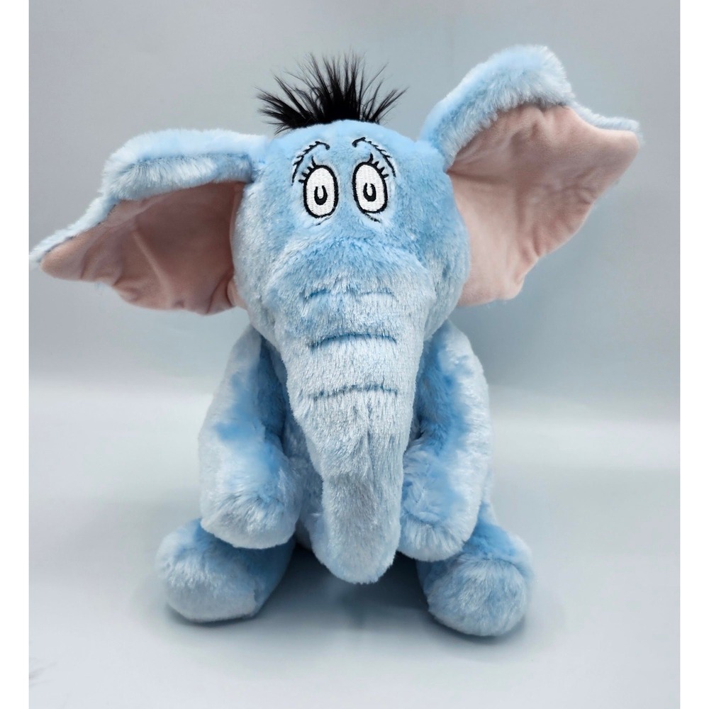 9" Kohl's Cares For Kids Horton Hears A Who Plush Blue Pink Elephant 7
